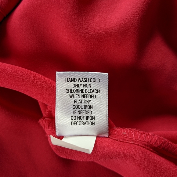 Candies long sleeve large pink blouse - Picture 8 of 8